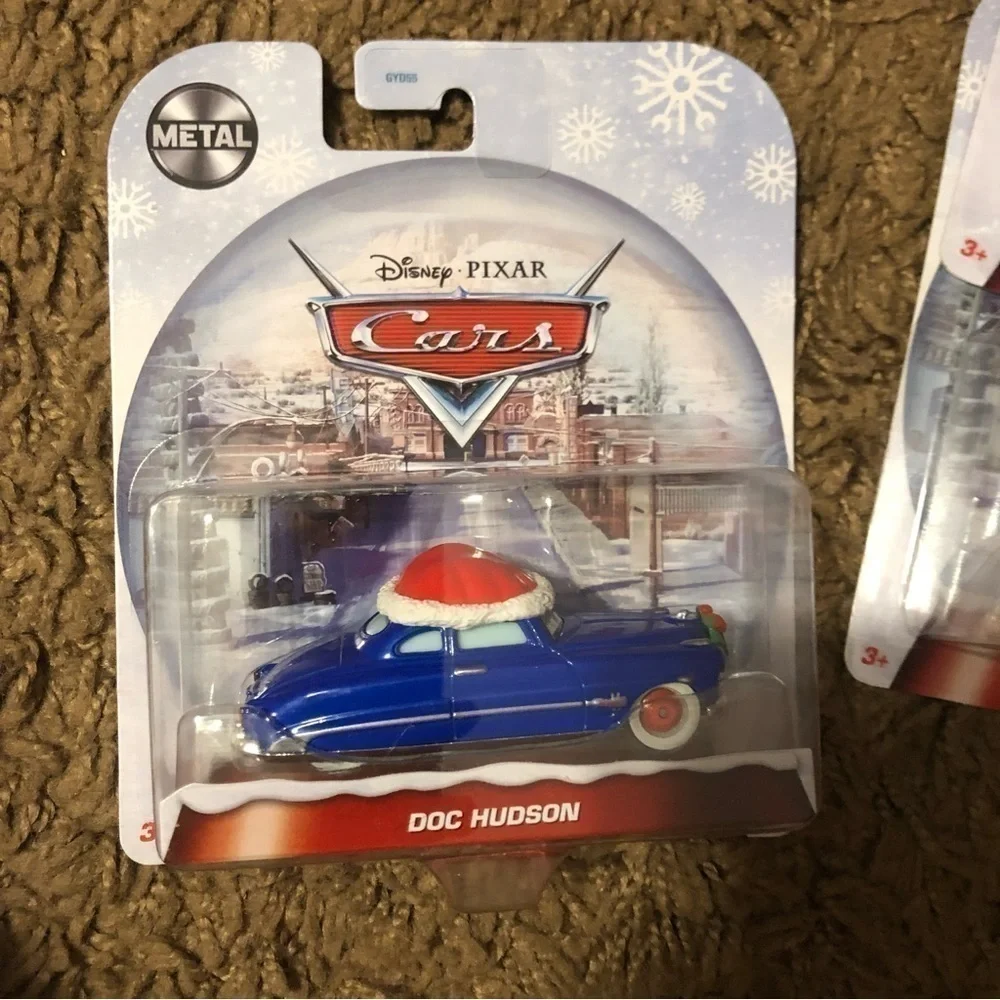 Disney Christmas Car Set NEW 2023 Lightning McQueen Sally Doc Hudson Kids Toy